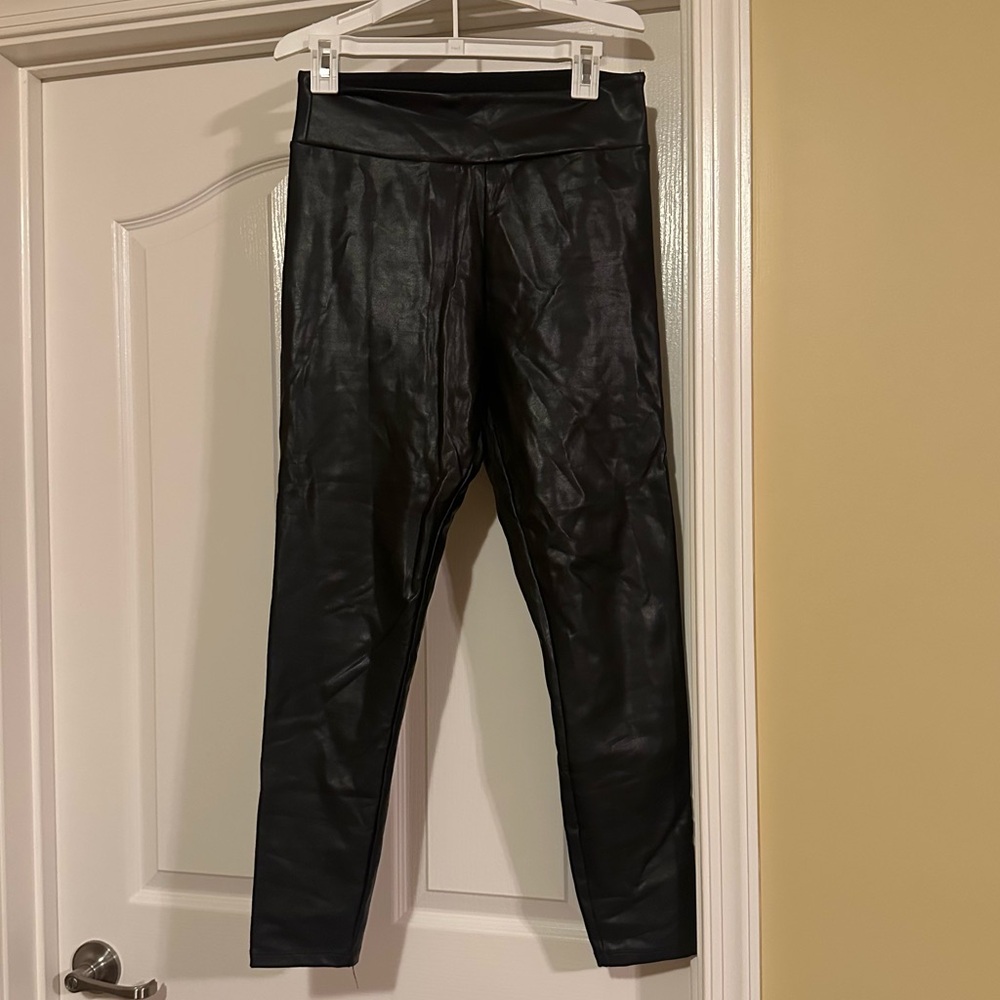 Abercrombie Faux leather leggings